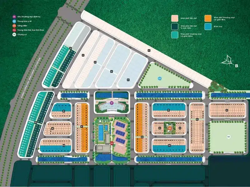 vị trí khu đô thị sinh thái la home