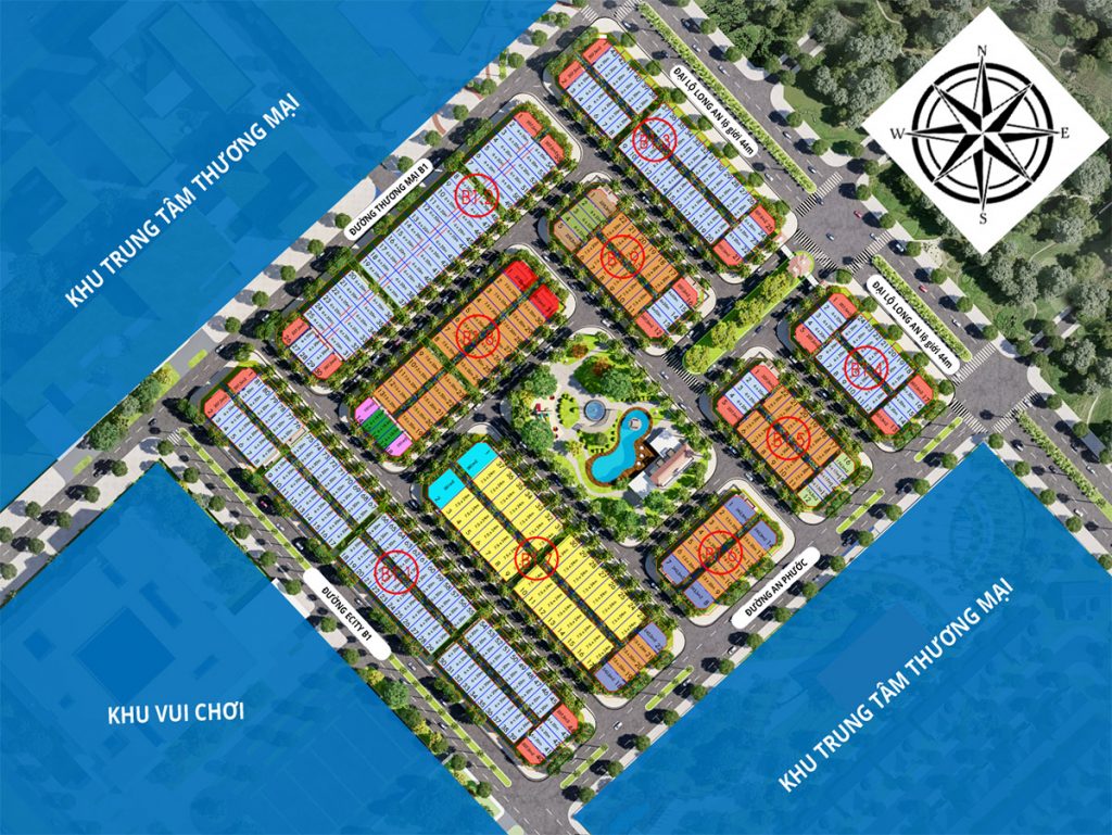 mặt bằng khu đô thị ecity tân đức
