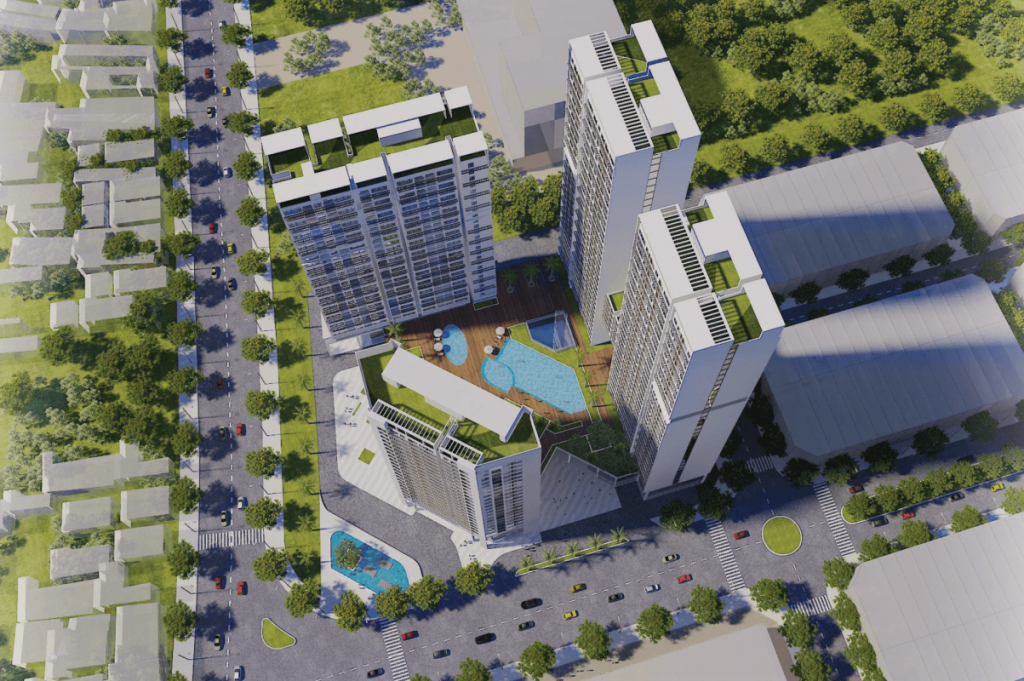 mặt bằng căn hộ green tower