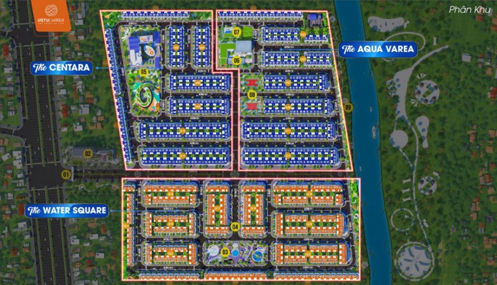 mặt bằng khu đô thị the solia
