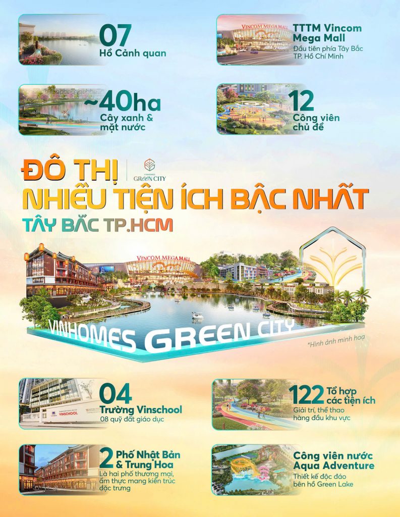 Tiện ích Vinhomes green city