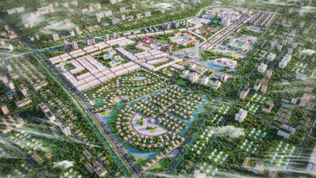 Tổng quan khu đô thị kiến tường central mall